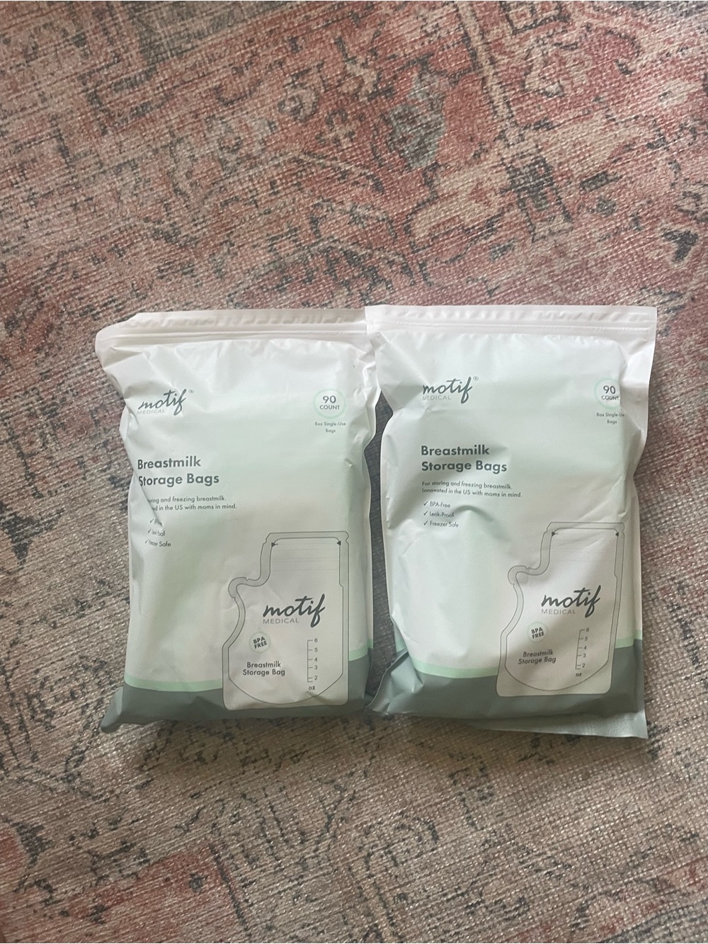 Motif 56 Women’s Breast Milk Storage Freezer Bag Bundle